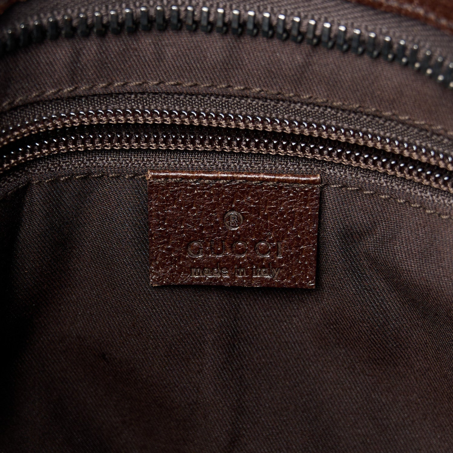 Monogram Flat Messenger Bag Dark Brown