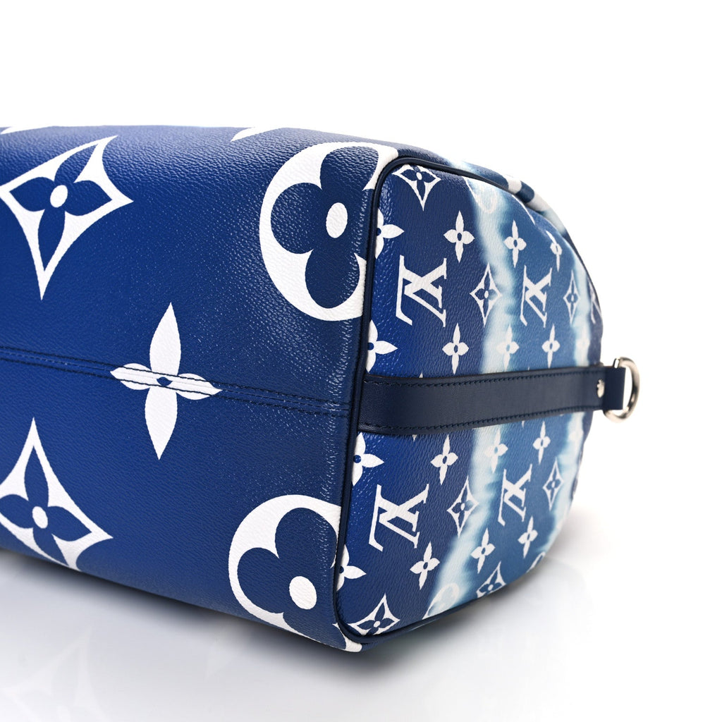 Monogram Escale Speedy Bandouliere 30 Blue