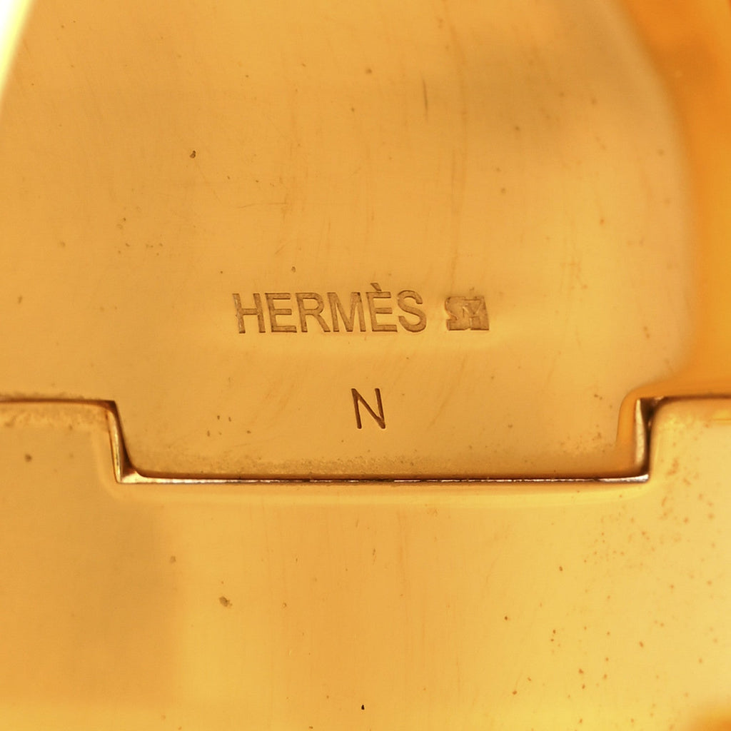 Enamel Extra Wide Clic Clac H Bracelet PM Black