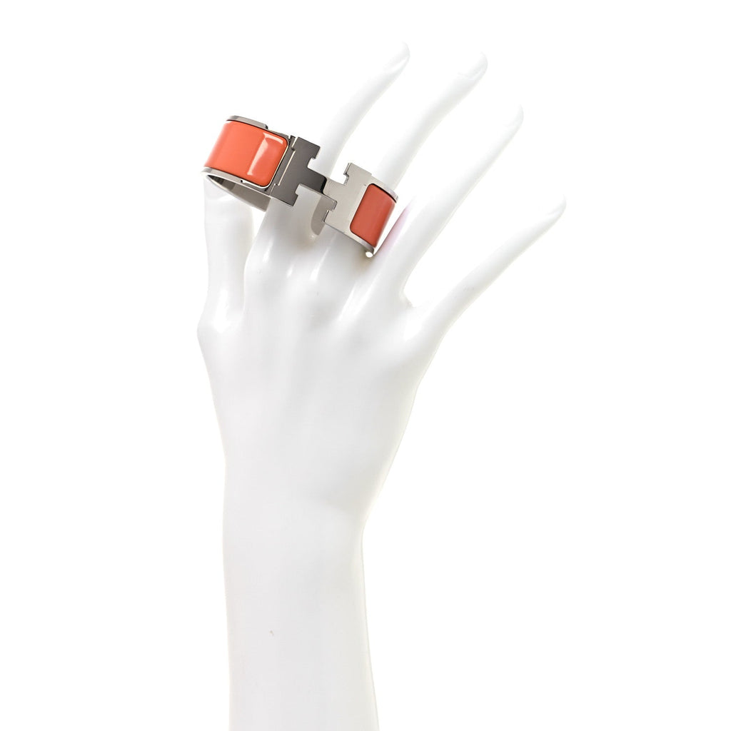 Enamel Wide Clic Clac H Bracelet PM Mango