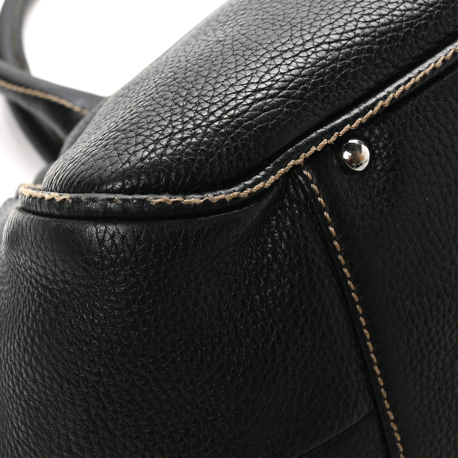 Calfskin Tassel Bowler Black