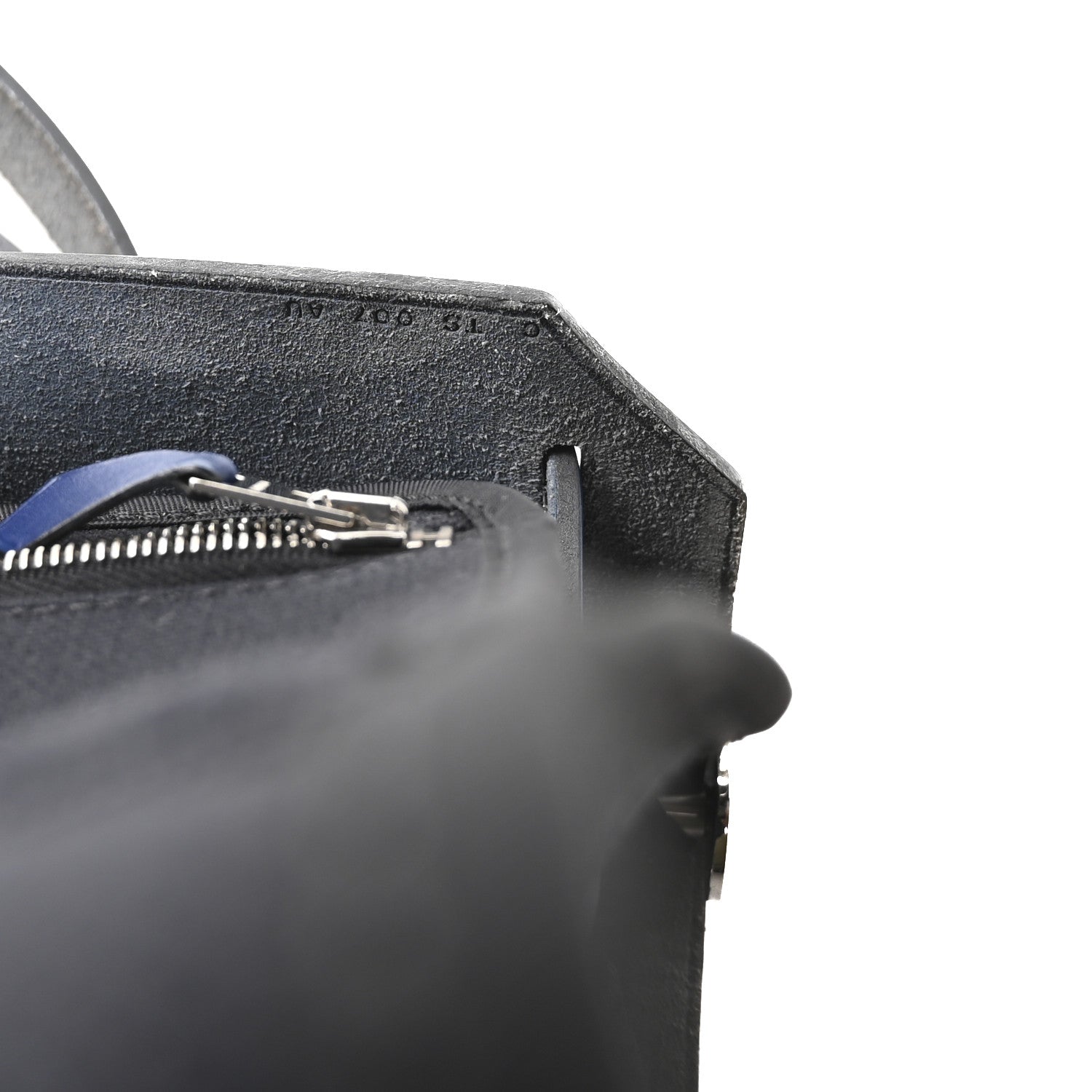 Military Toile Vache Hunter Herbag Zip 31 PM Bleu Marine Bleu Saphir