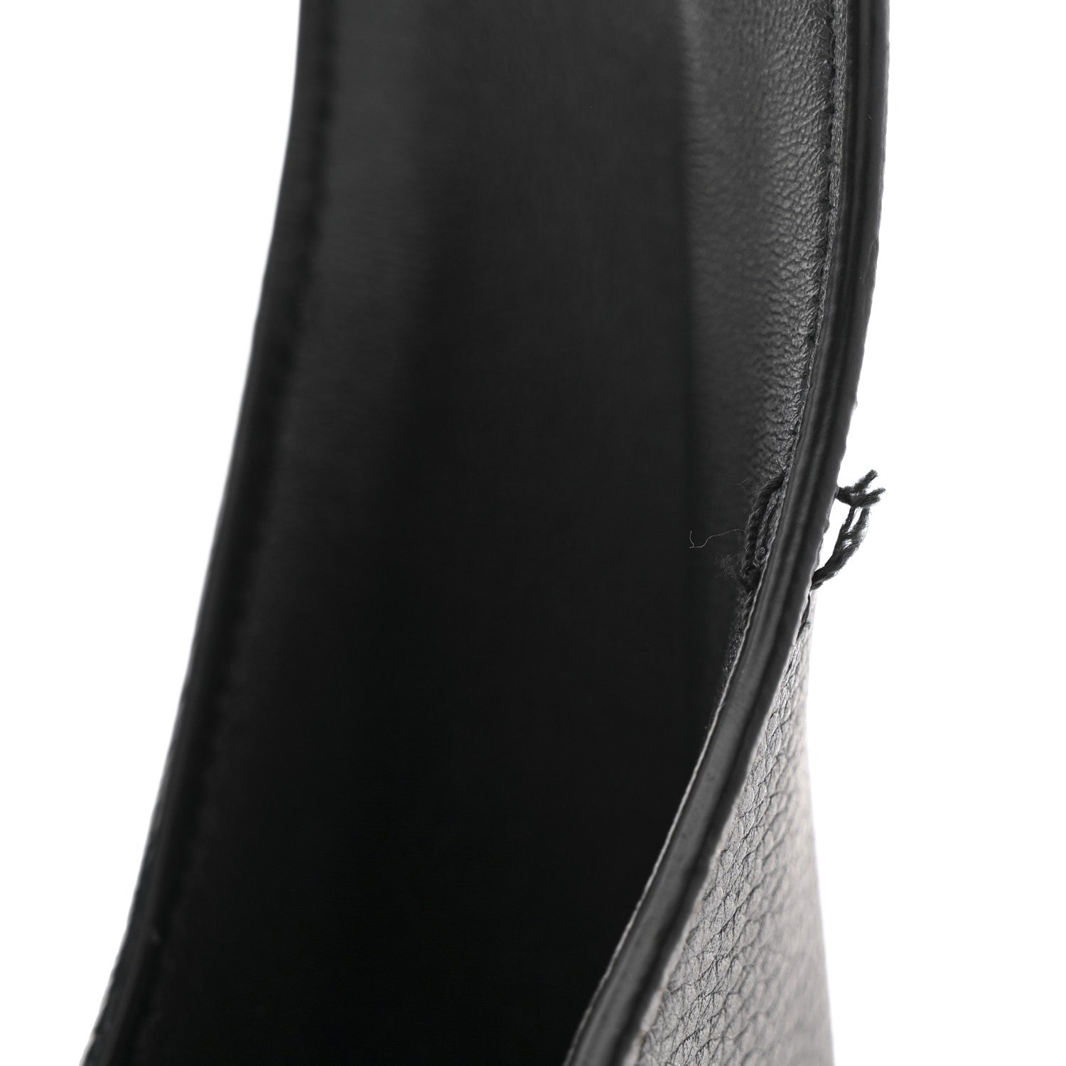 Grained Calfskin Medium Locker Hobo Black