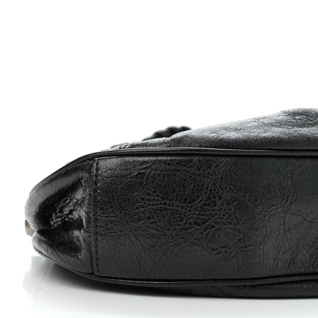 Agneau Arena Le Cagole Shoulder Bag XS Black