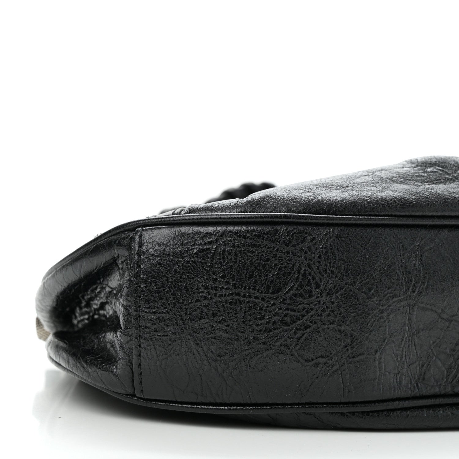 Agneau Arena Le Cagole Shoulder Bag XS Black