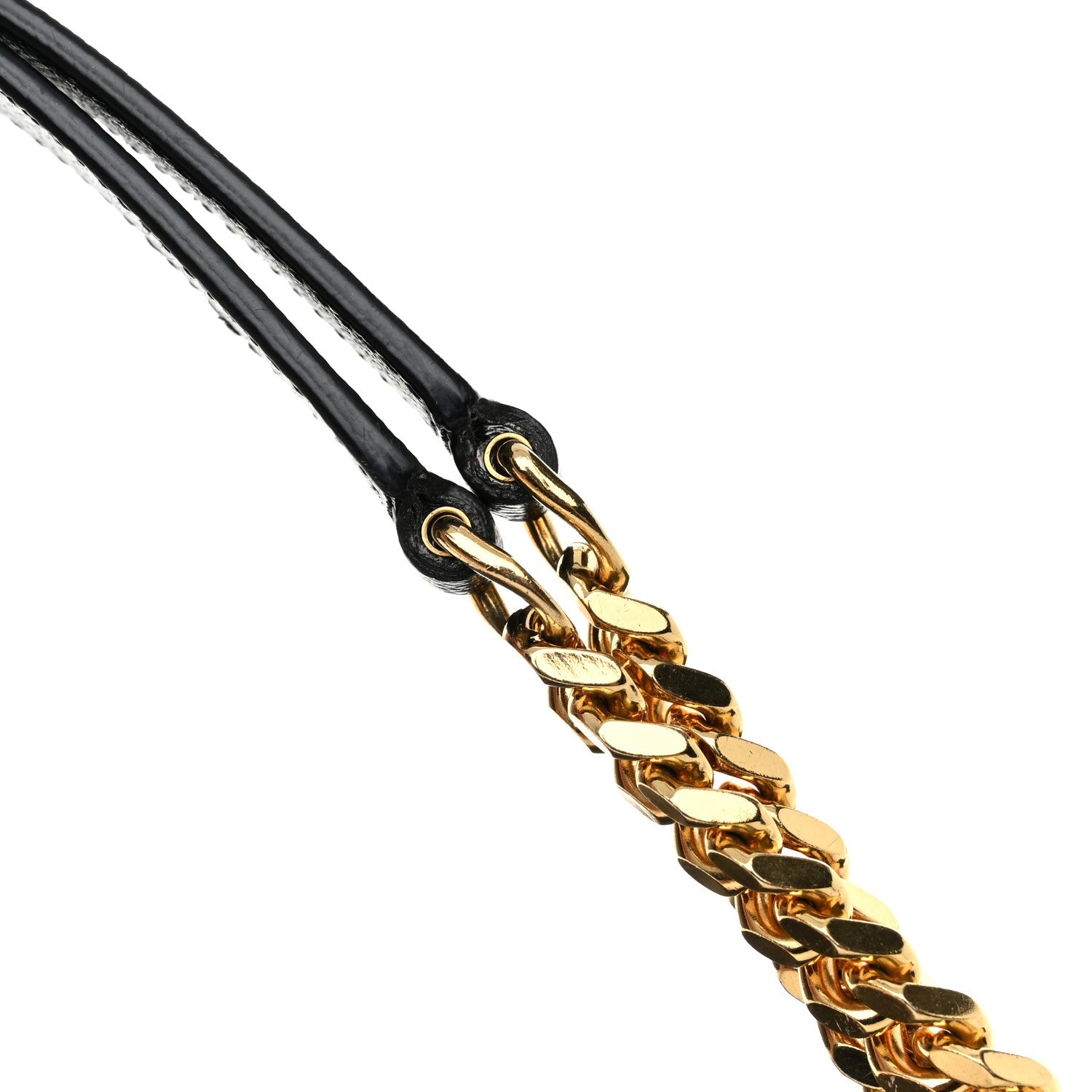 Grain De Poudre Matelasse Chevron Large Monogram Satchel Black