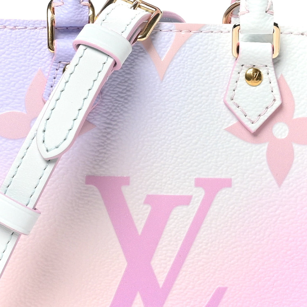 Monogram Giant Spring In The City Petit Sac Plat Sunrise Pastel