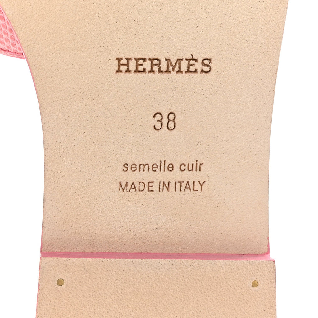 Lizard Oran Sandals 38 Pavot