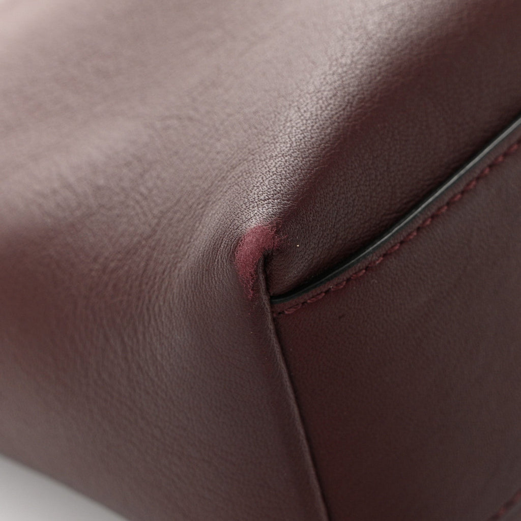 Horseferry Check Small Chichester Crossbody Clutch Bag Burgundy