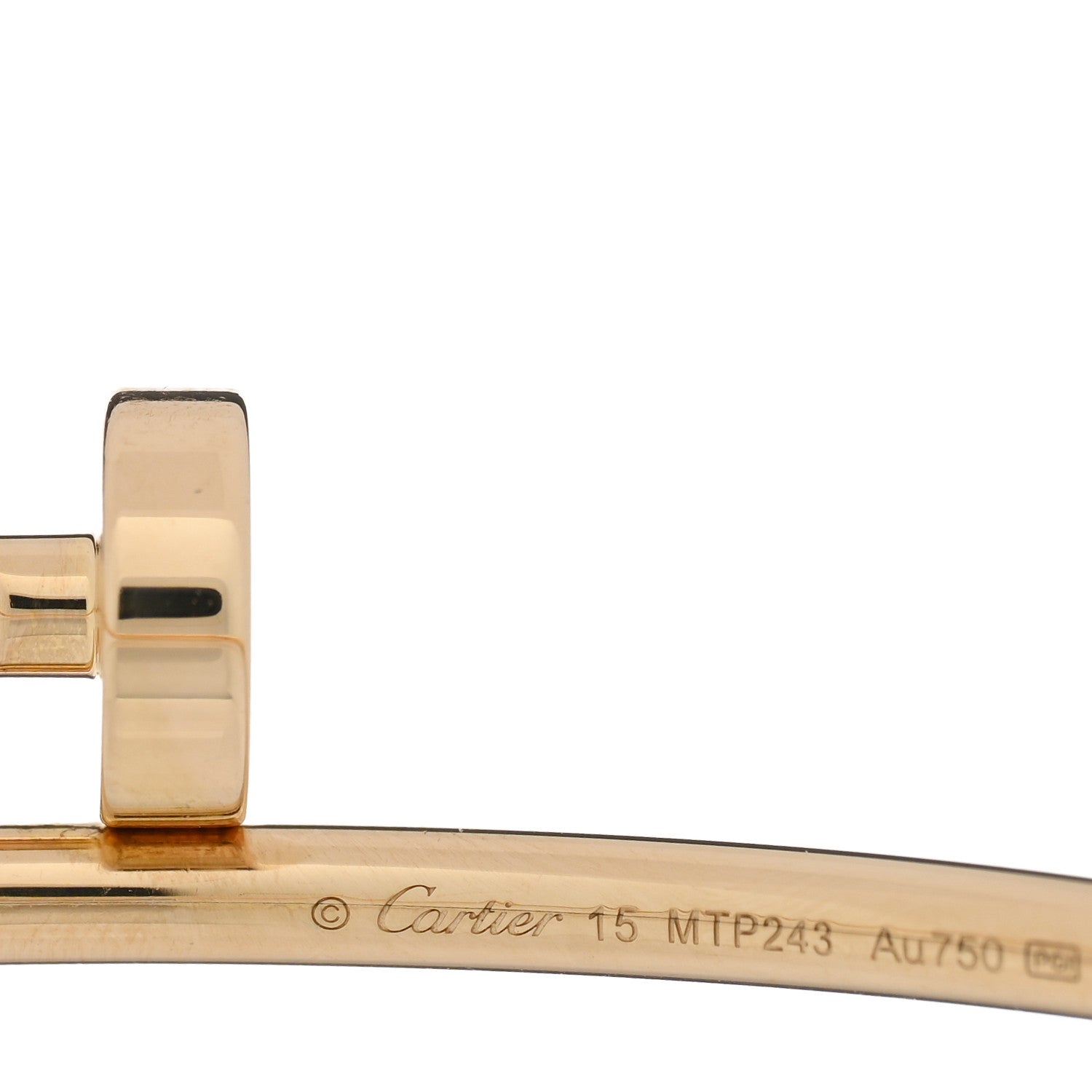 18K Yellow Gold Small Juste Un Clou Bracelet 15