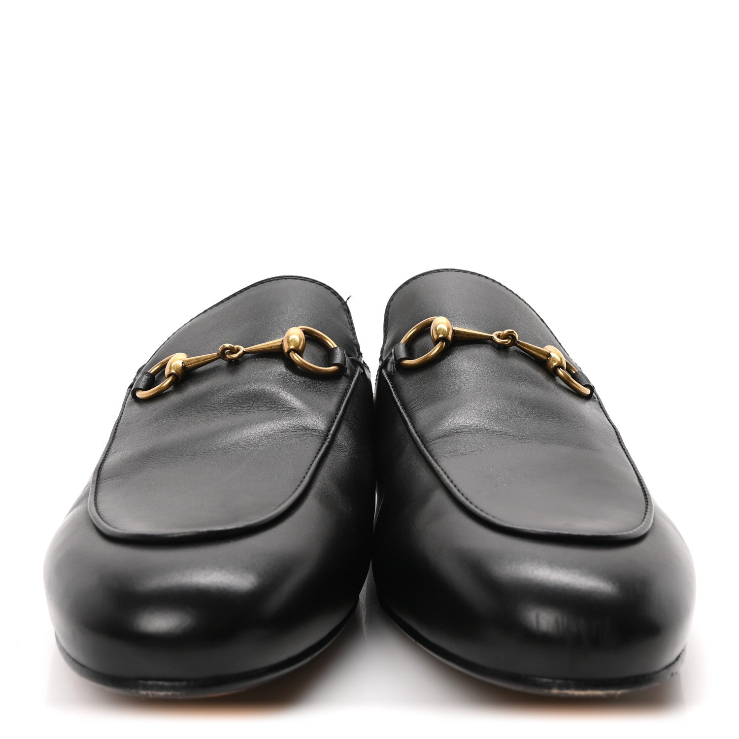 Calfskin Womens Princetown Slippers 39 Black