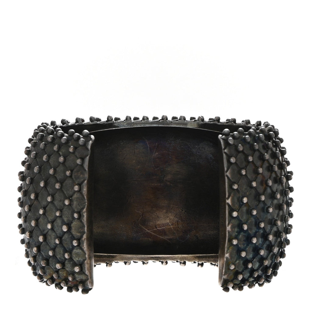 Brass Studded Cuff Bracelet