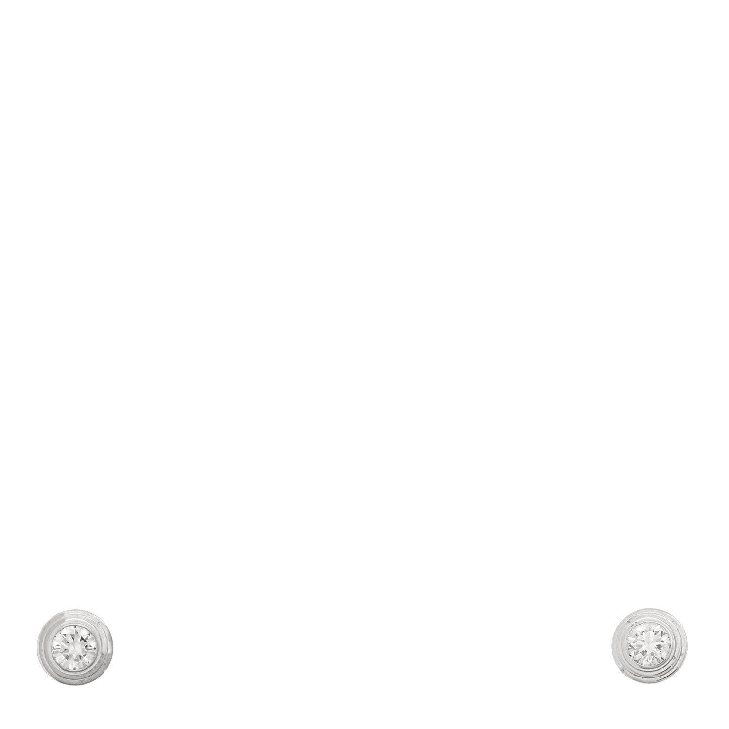 18K White Gold Diamond XS D'Amour Earrings