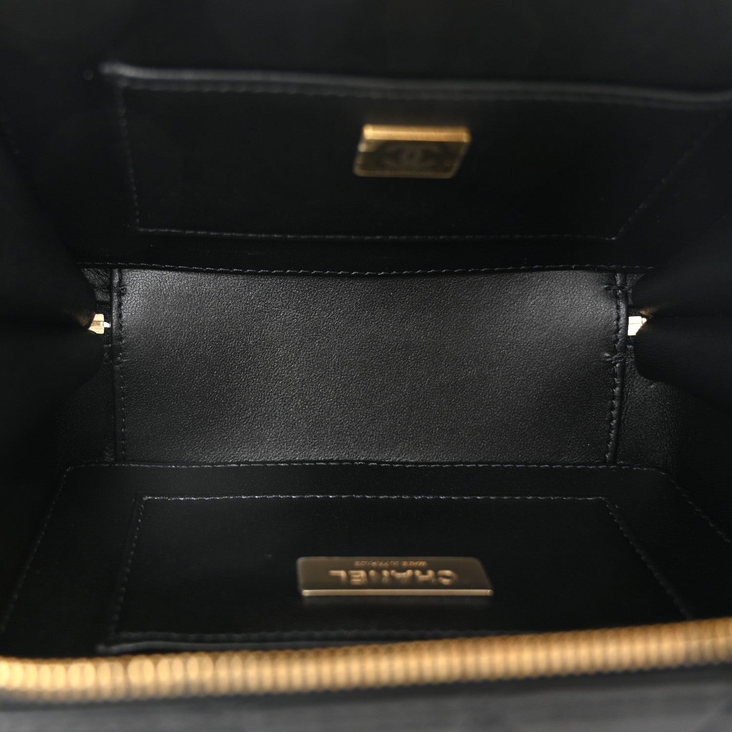 Lambskin Quilted Coco Click Bag Black