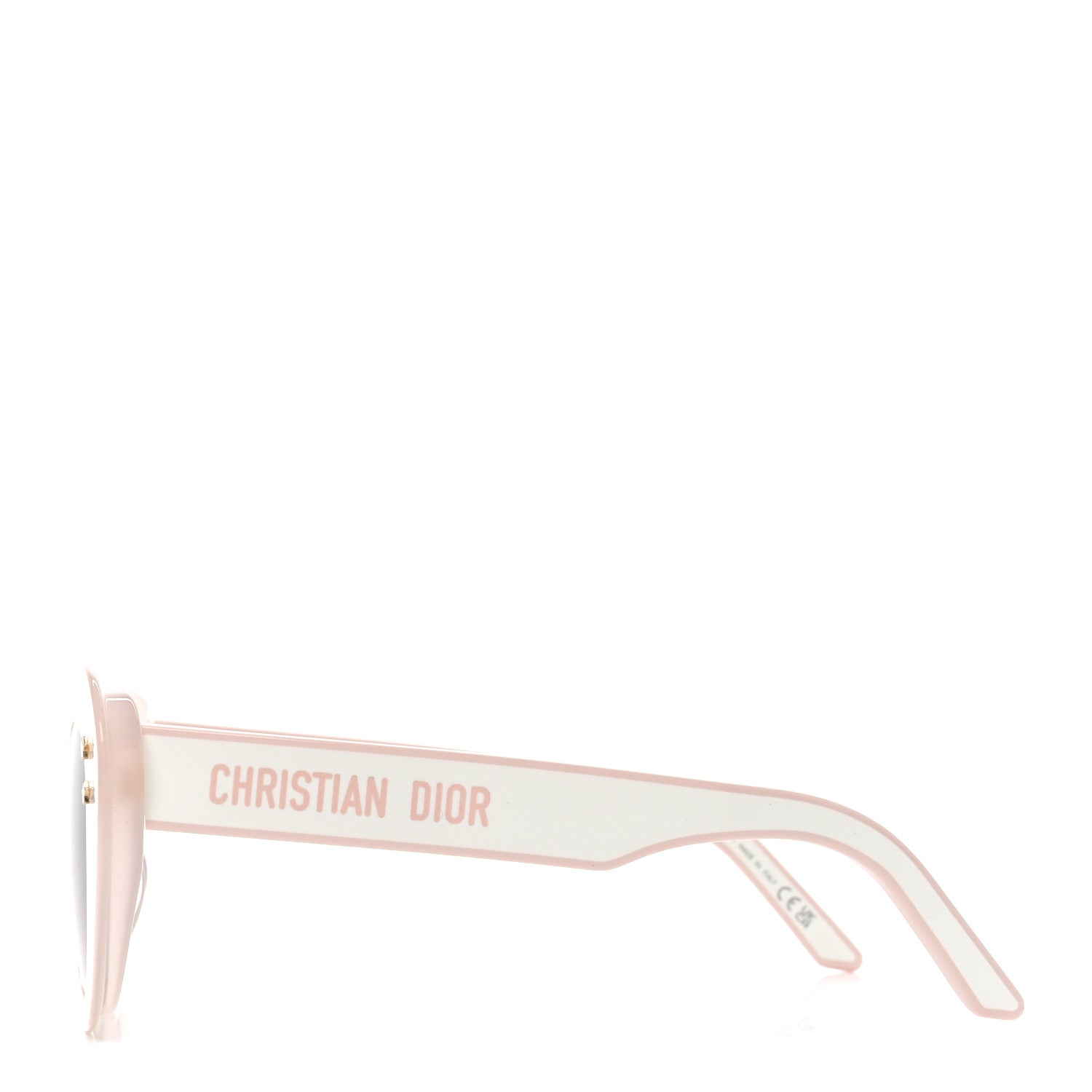 Diorpacific B3U Cat Eye Sunglasses White Pink