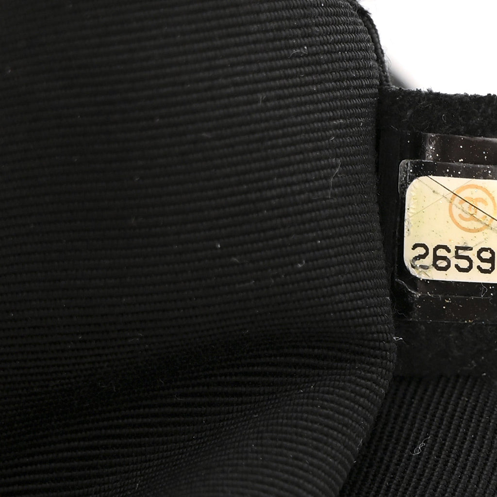 Caviar Quilted Large Shopping Tote Black