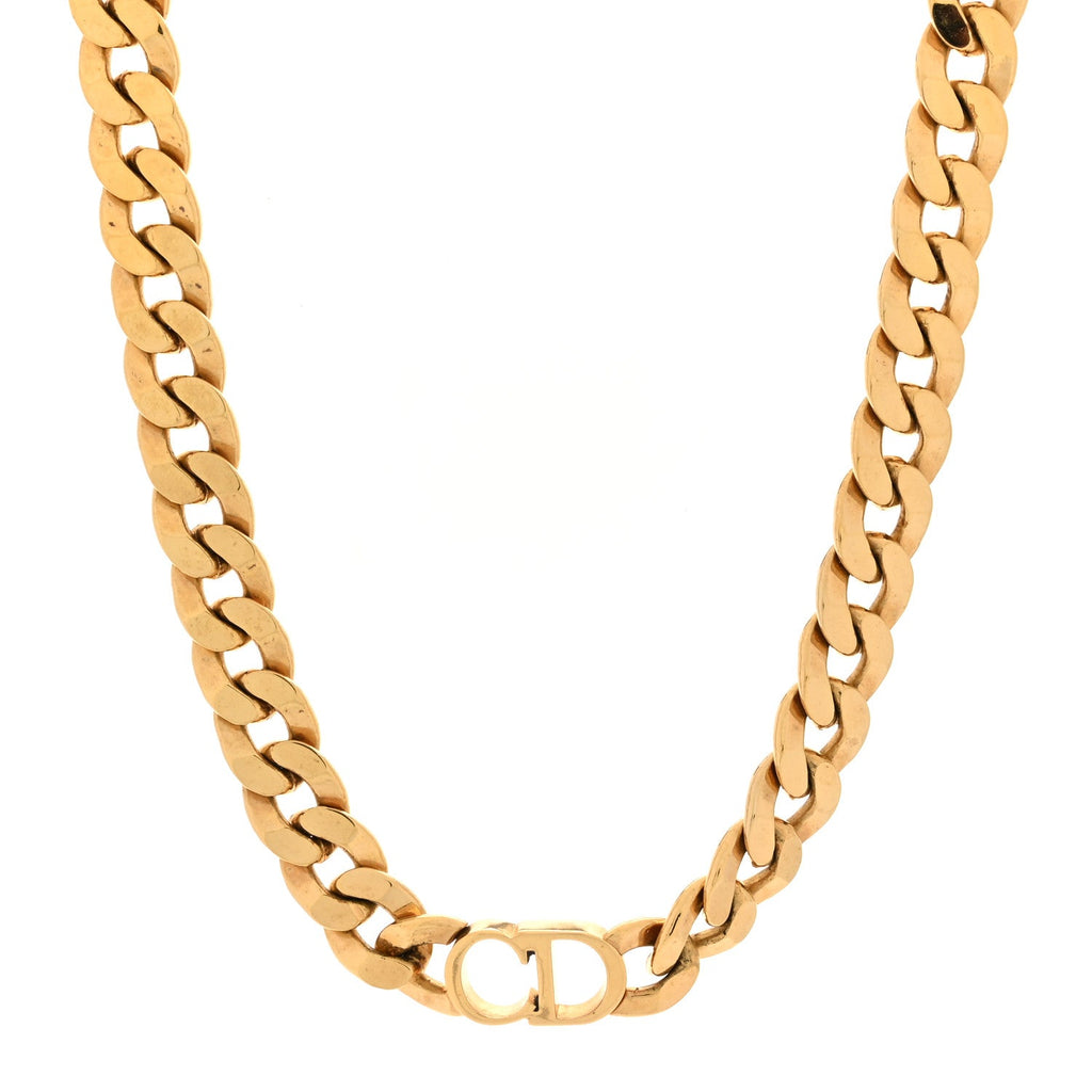 Metal Danseuse Etoile Chain Choker Necklace Gold