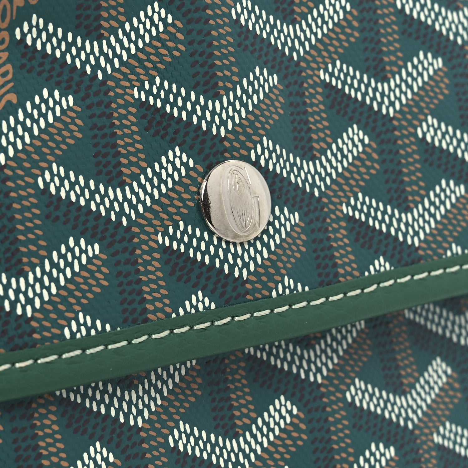 Goyardine Pouch Green