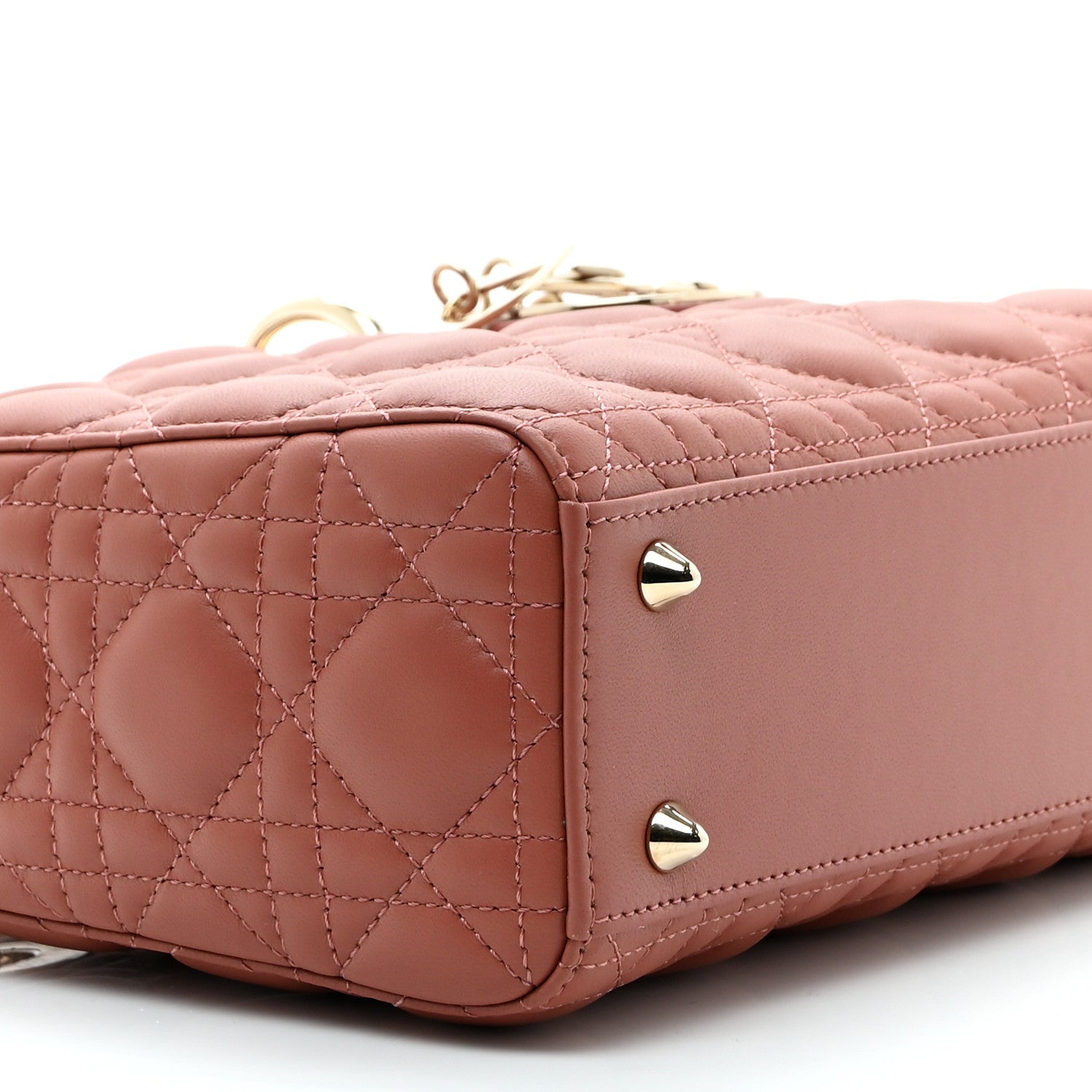 Lambskin Cannage Small My ABCDior Lady Dior Rust