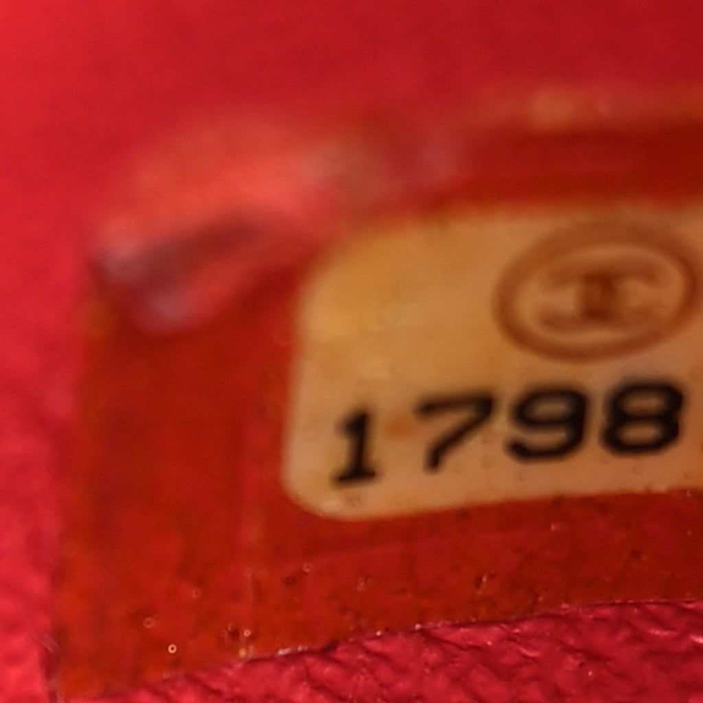 Caviar Quilted Mini Rectangular Flap Dark Pink