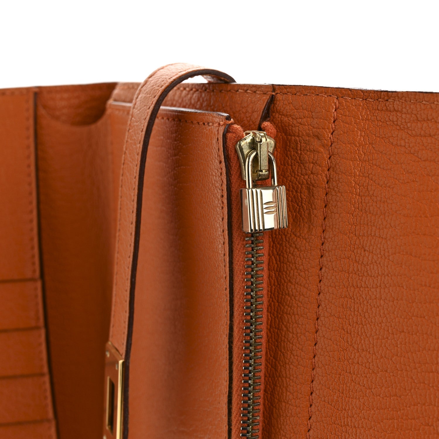 Chevre Mysore Medium Kelly Wallet Orange