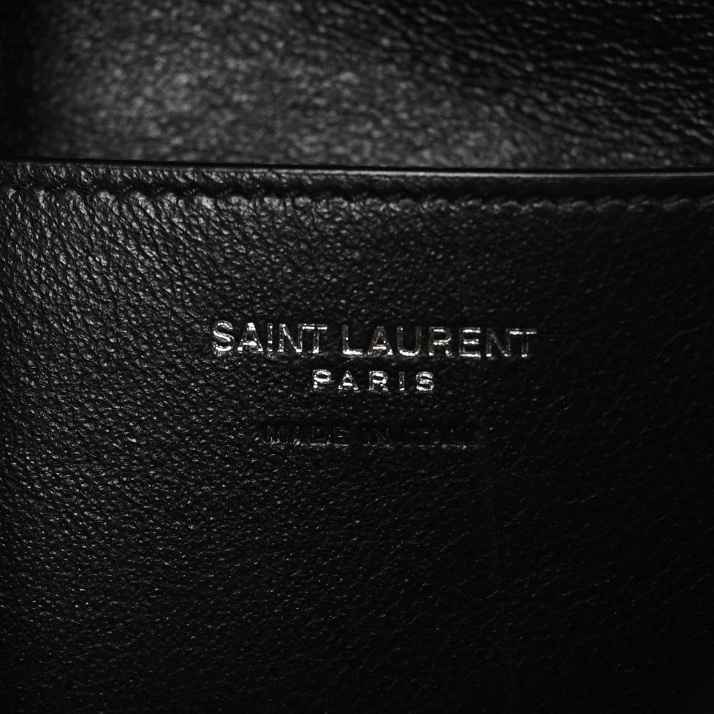Lambskin Cassandre Envelope Messenger Black