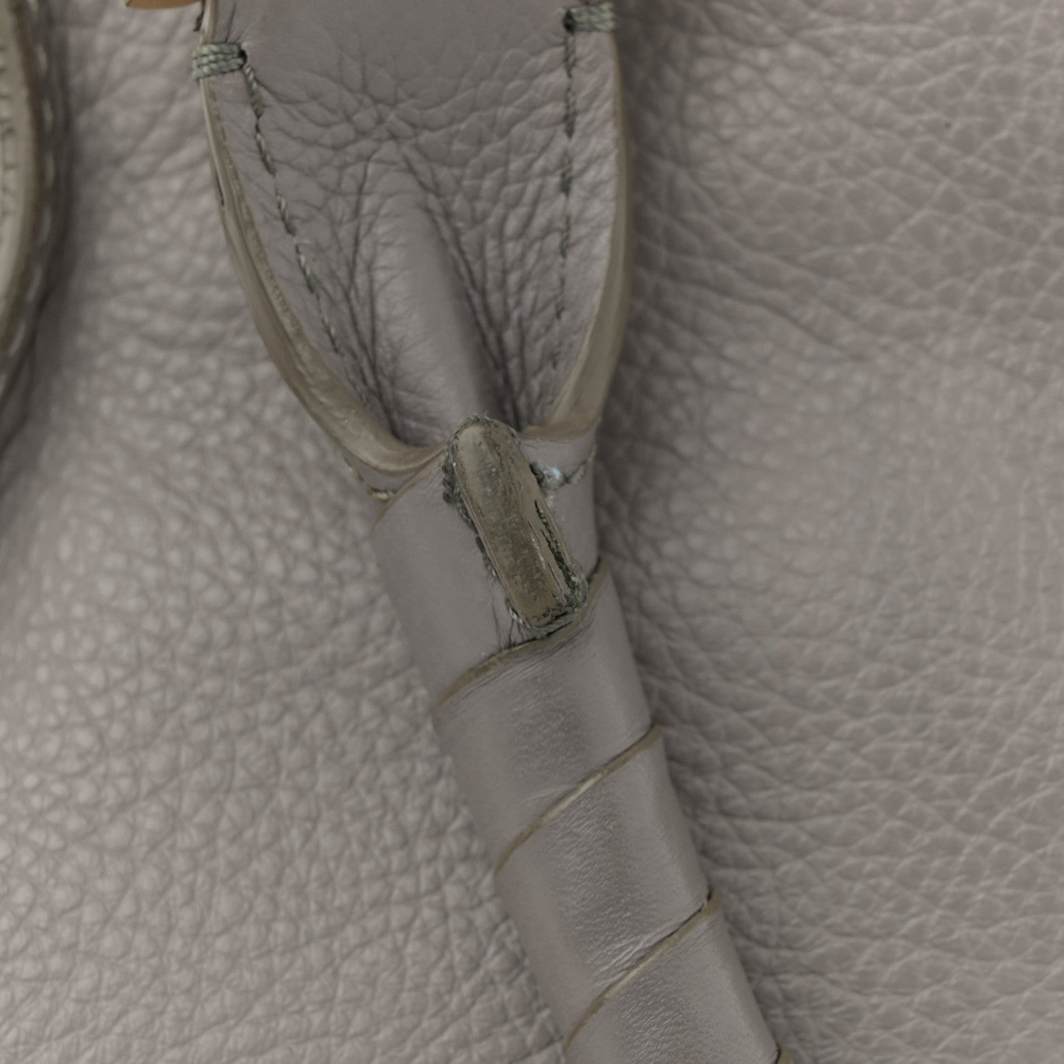 Calfskin Medium Marcie Satchel Cashmere Grey