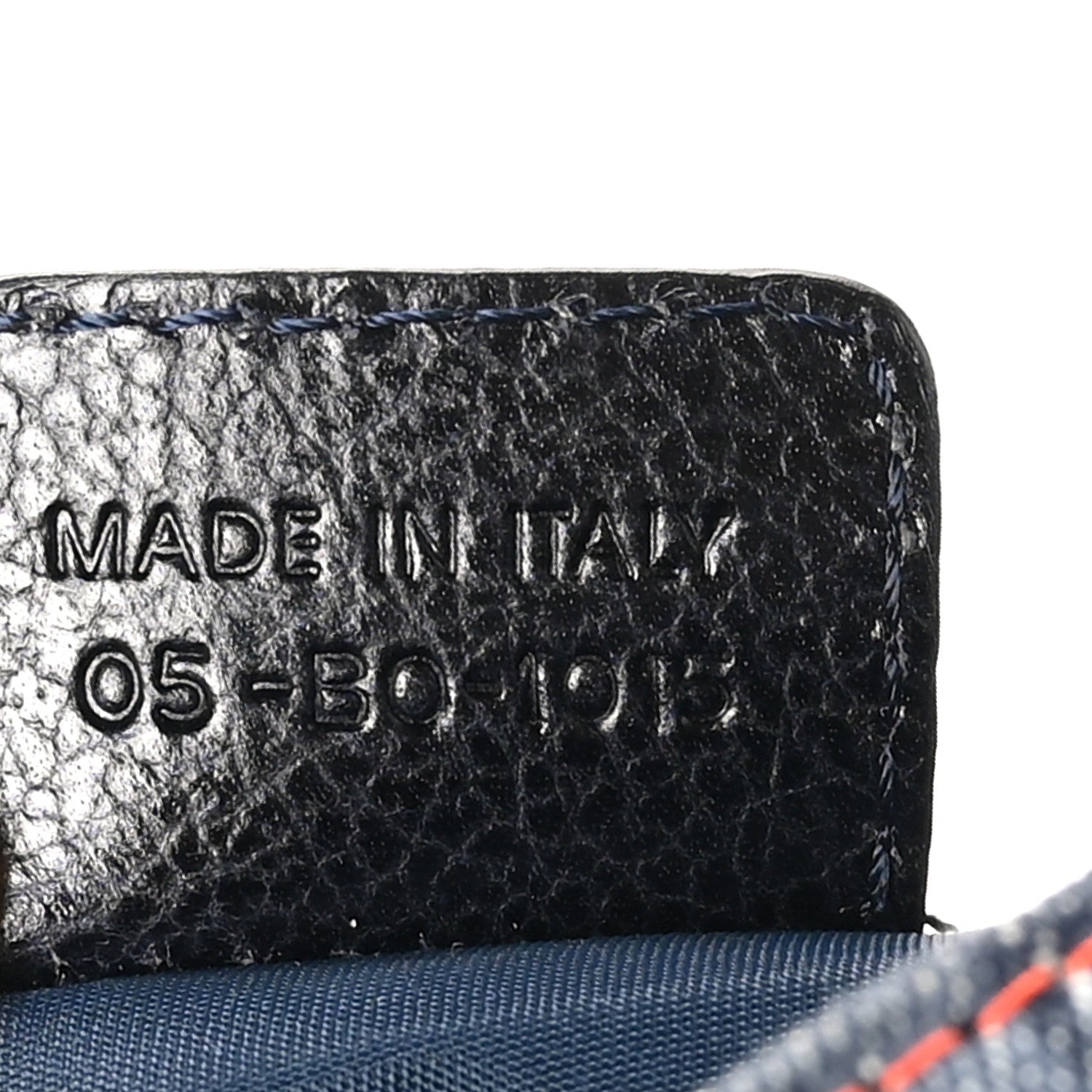 Denim Monogram Flight Messenger Bag Blue