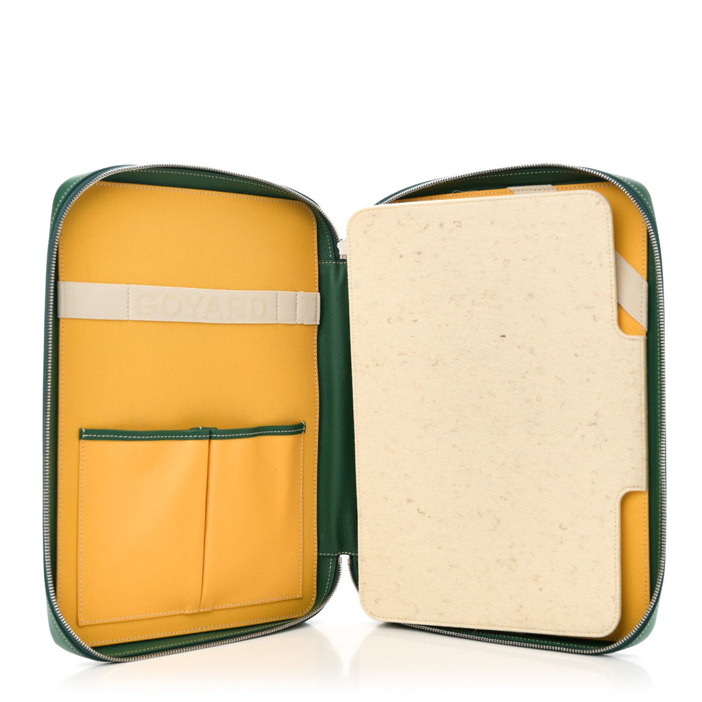 Goyardine Universal Companion Portfolio Green