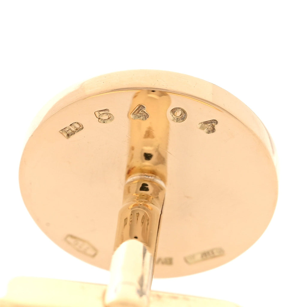 18K Yellow Gold Black Onyx BVLGARI BVLGARI Mens Dress Set