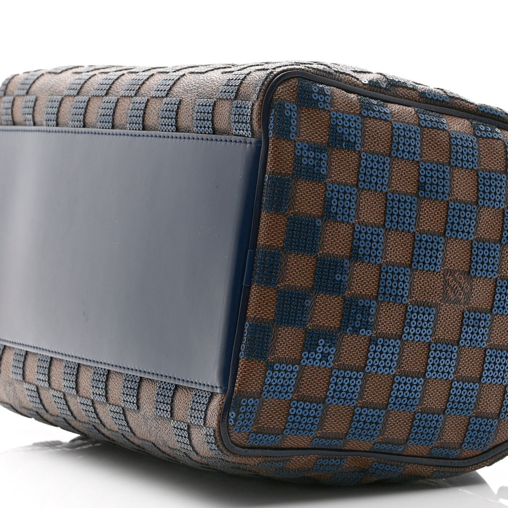 Damier Paillettes Speedy 30 Blue