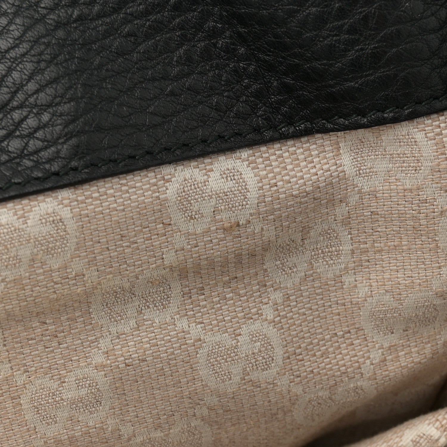 Grained Calfskin Medium Diana Bamboo Top Handle Tote Black