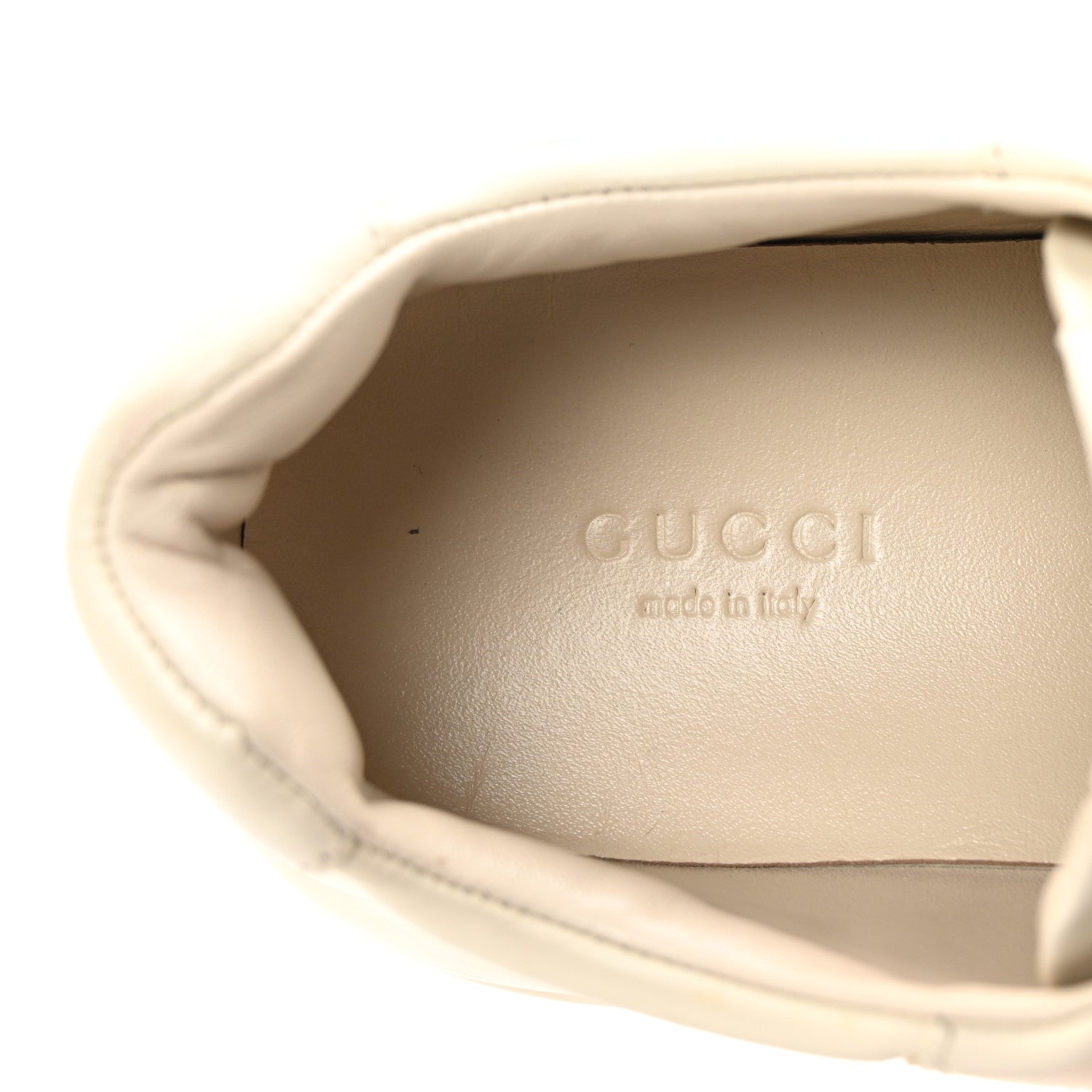 Calfskin Logo Womens Rhyton Sneakers 37 Ivory