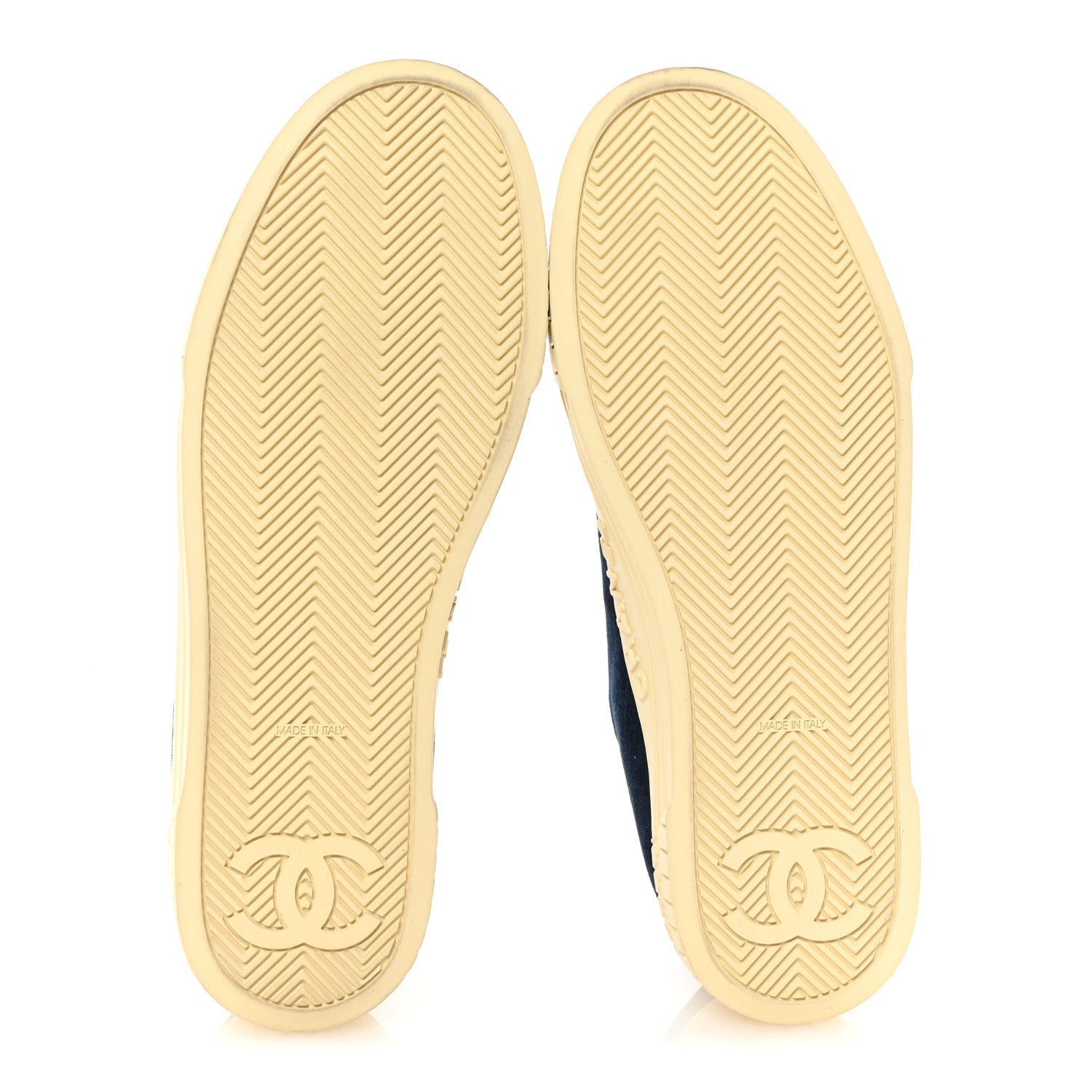 Crepe Suede Lace Up Sneakers 35.5 Navy