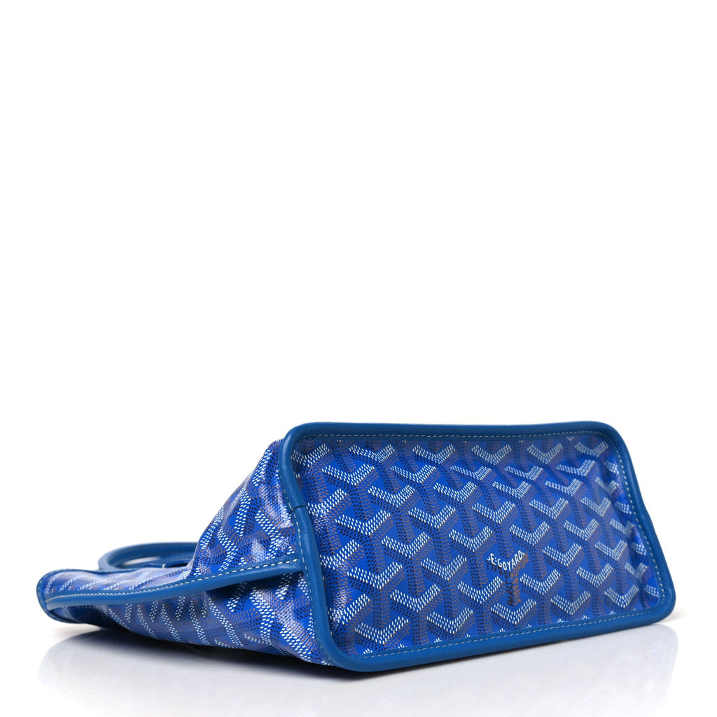 Goyardine Reversible Mini Anjou Sky Blue