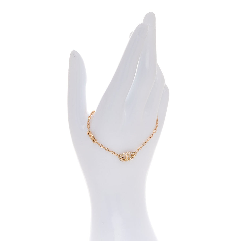 18K Rose Gold Diamond PM Farandole Bracelet ST