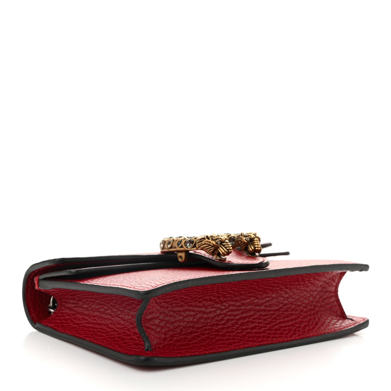 Calfskin Super Mini Dionysus Shoulder Bag Hibiscus Red