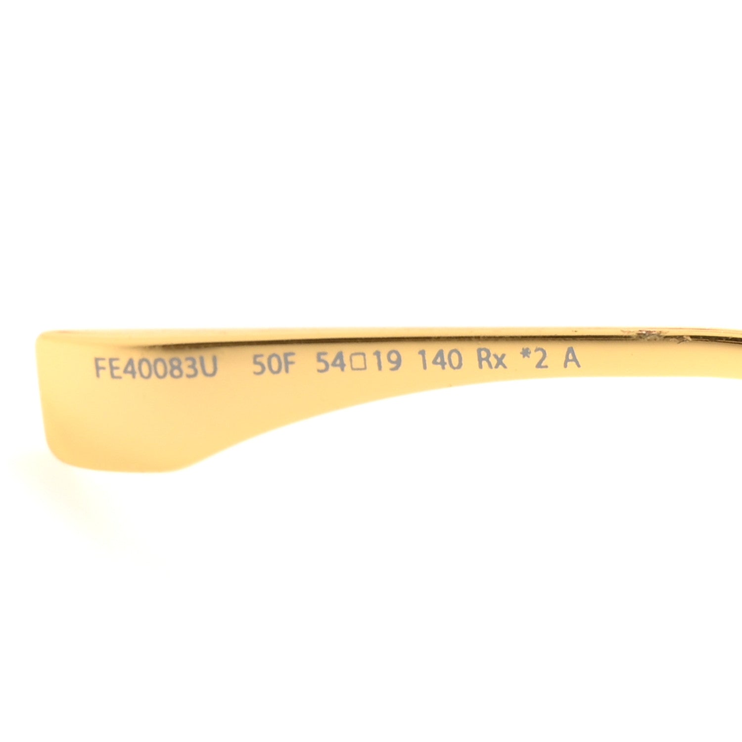 Acetate Fendigraphy Sunglasses FE40083U Gold