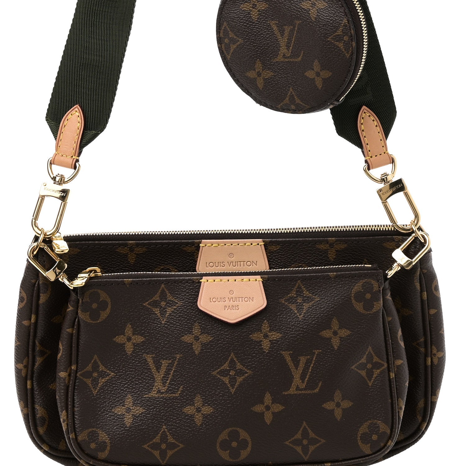 Monogram Multi Pochette Accessories Kaki