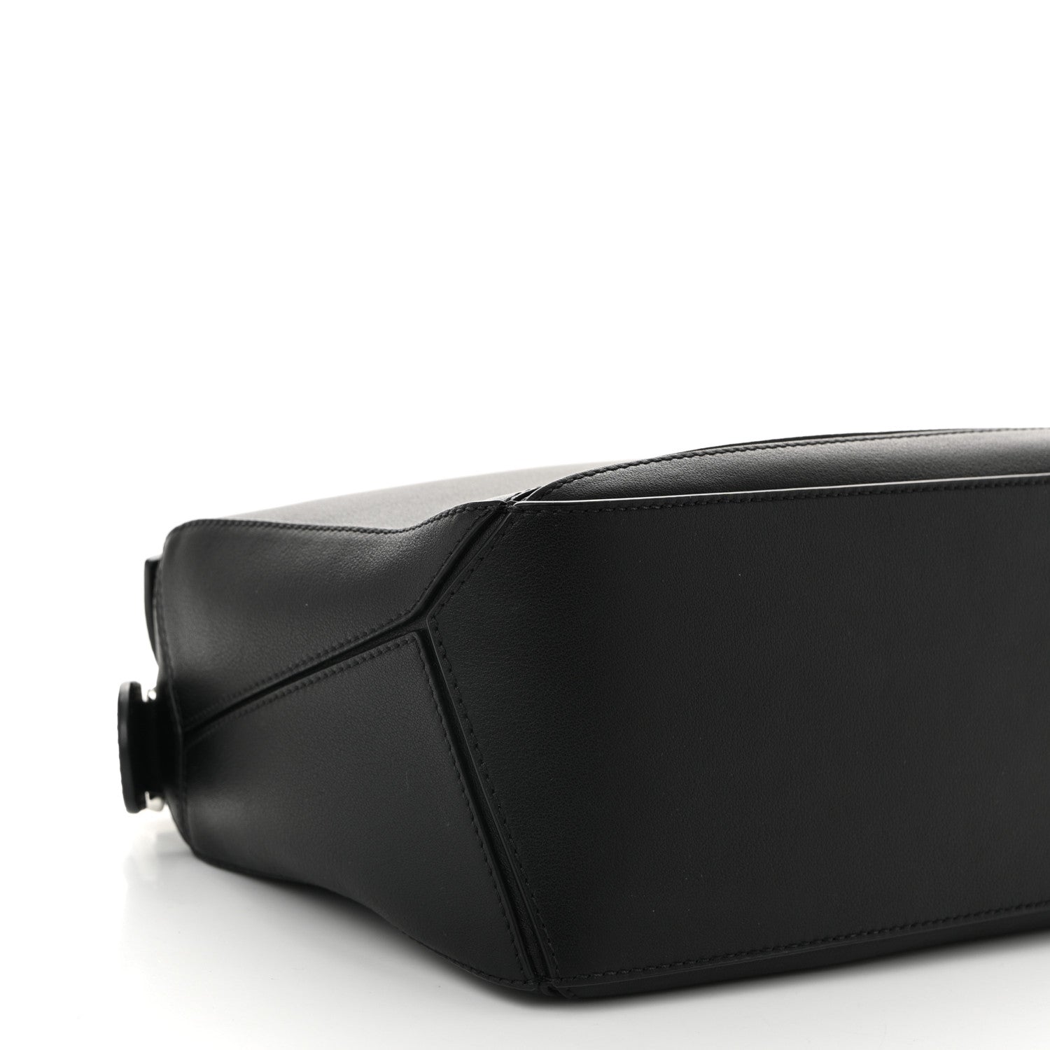 Calfskin Small Puzzle Bag Black