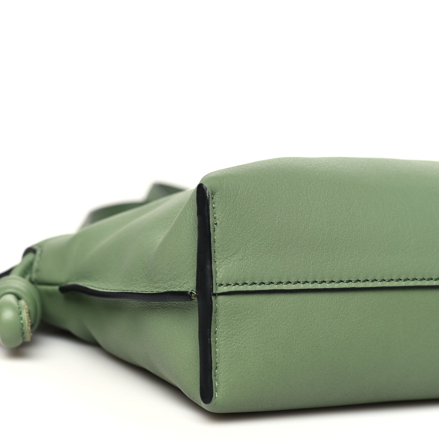 Calfskin Mini Flamenco Knot Clutch Rosemary