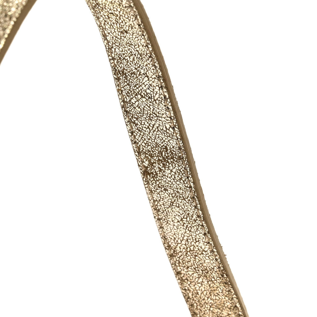 Metallic Jacquard Zucchino Pochette Oro Sabbia