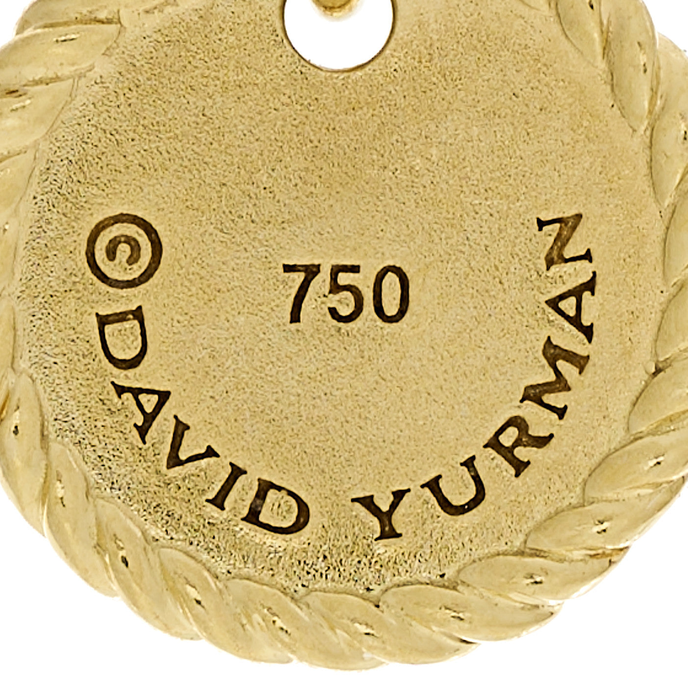 18K Yellow Gold Diamond Initial R Charm Pendant