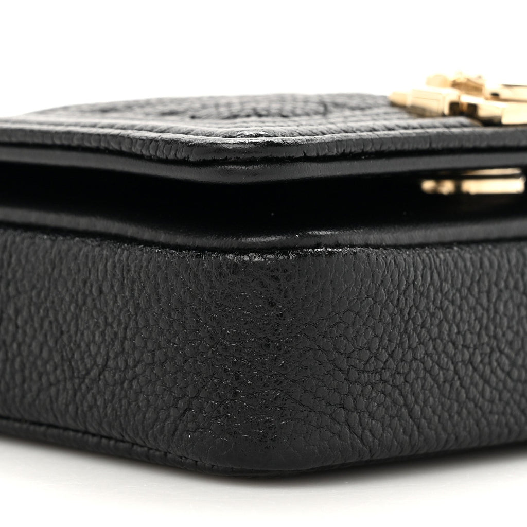 Caviar Chevron Quilted Boy Flap Waist Belt Bag Black