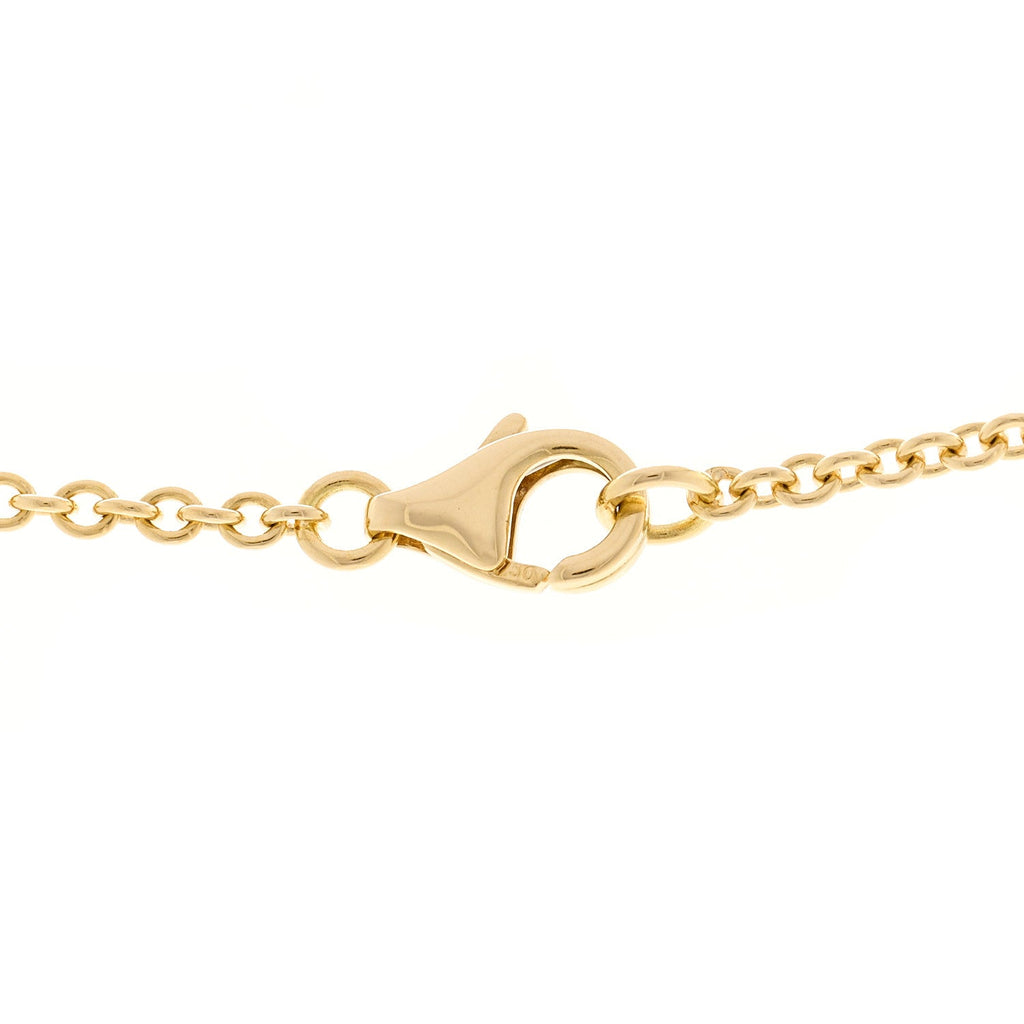 18K Yellow Gold Interlocking LOVE Necklace
