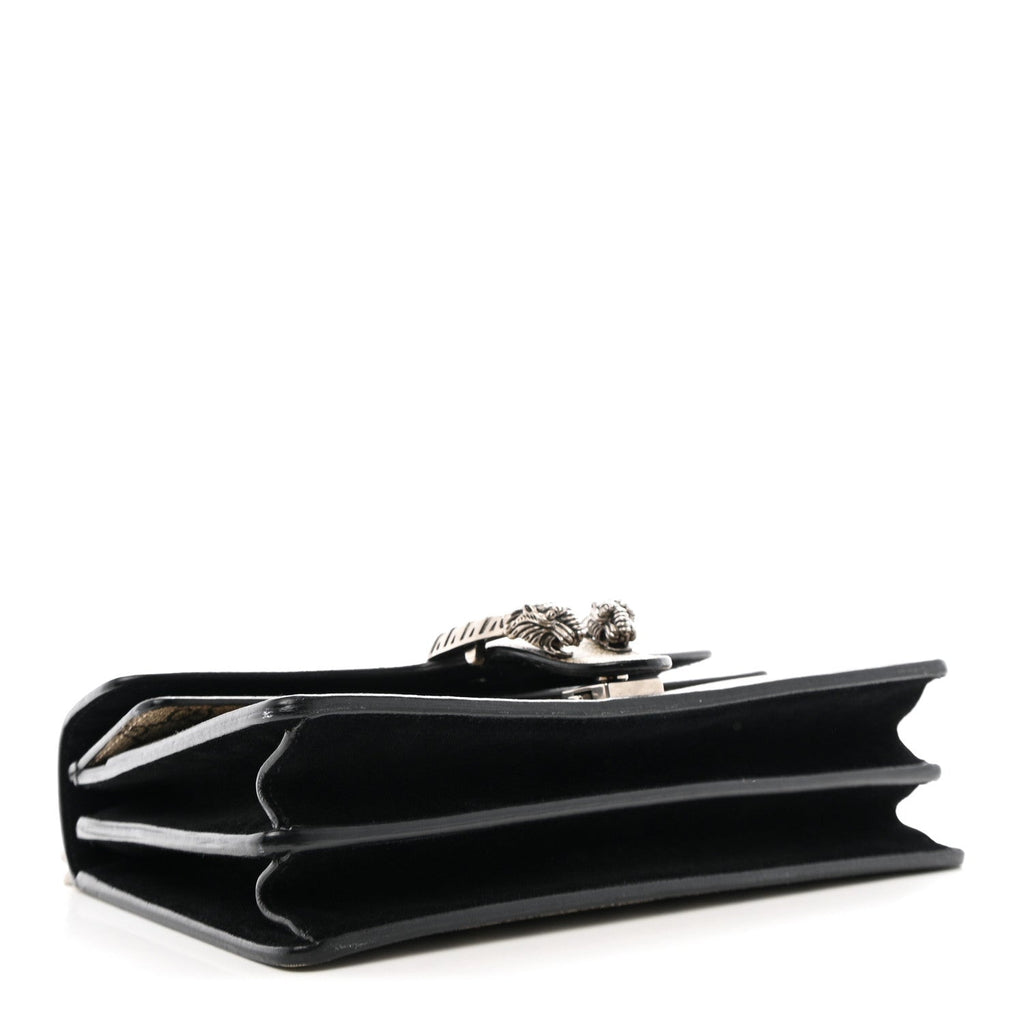 GG Supreme Monogram Small Dionysus Shoulder Bag Black