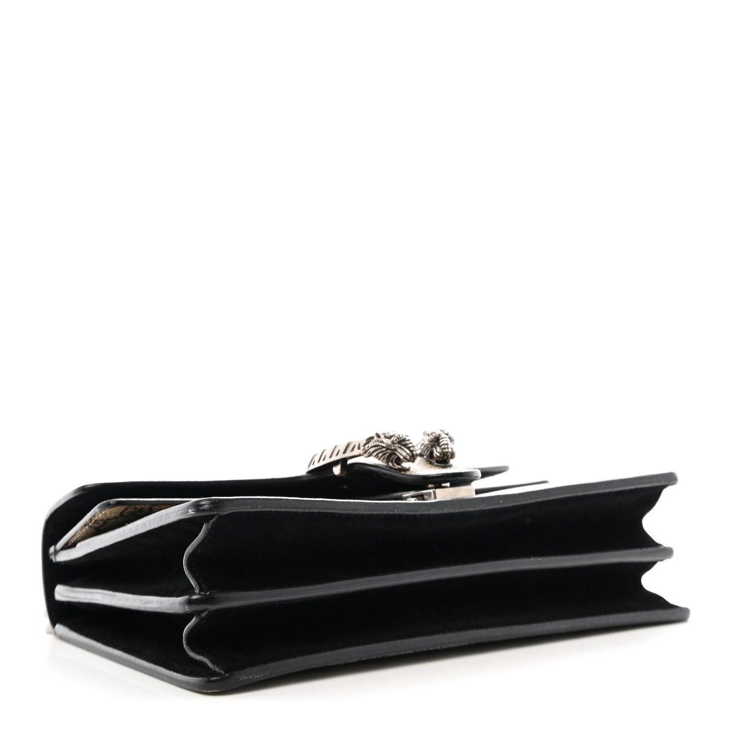 GG Supreme Monogram Small Dionysus Shoulder Bag Black