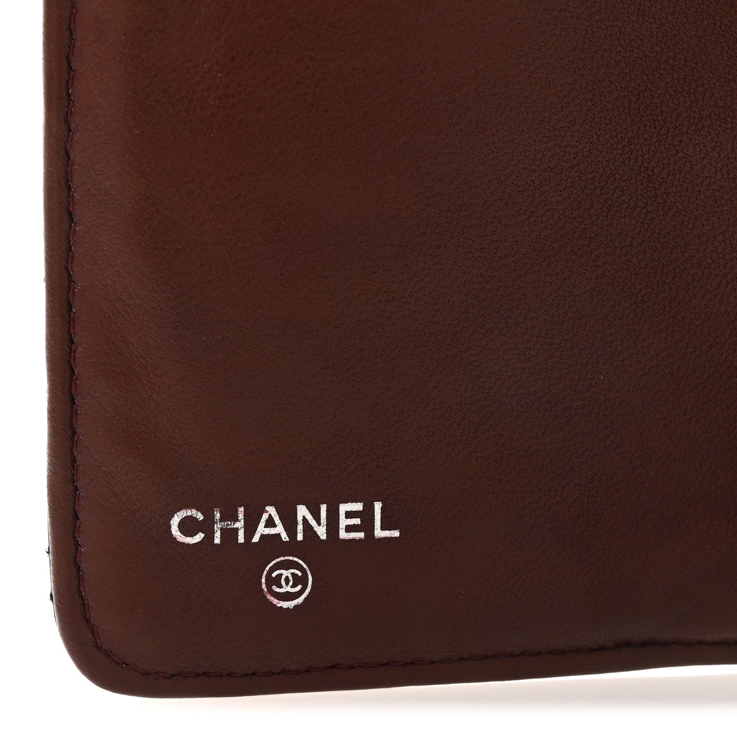 Lambskin Quilted Zipped Pocket Wallet Black