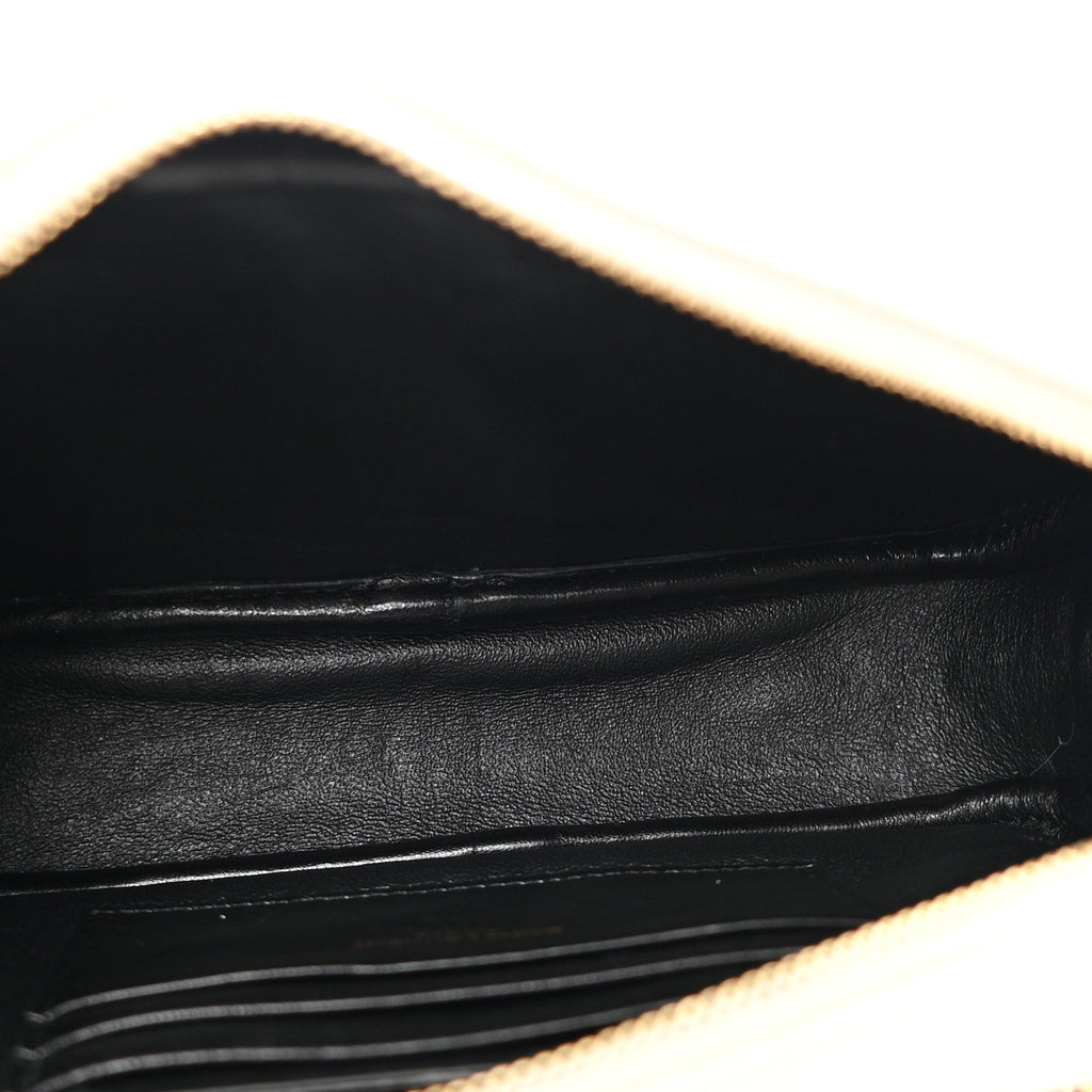 Grain De Poudre Matelasse Monogram Mini Lou Camera Bag Crema Soft