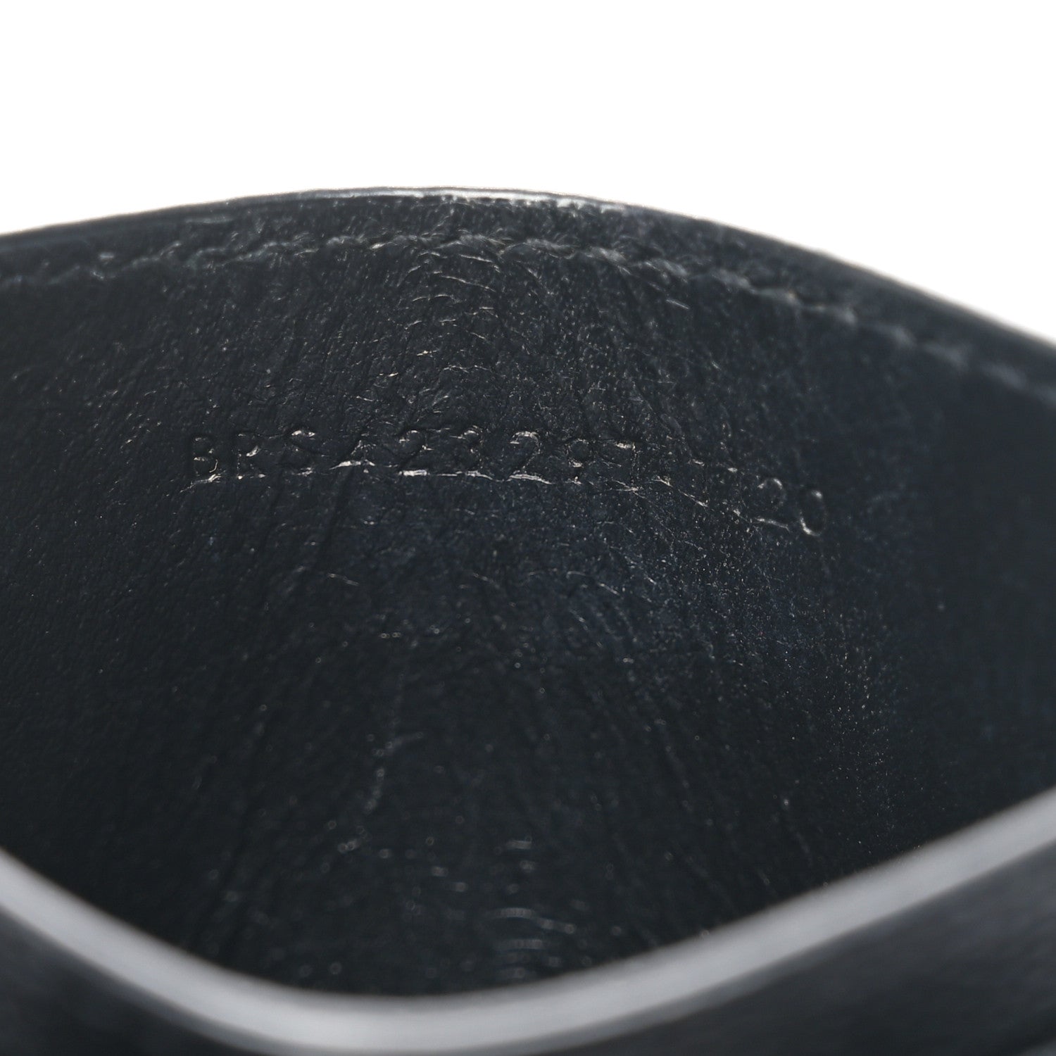 Grain De Poudre Matelasse Chevron Monochrome Monogram Credit Card Case Black